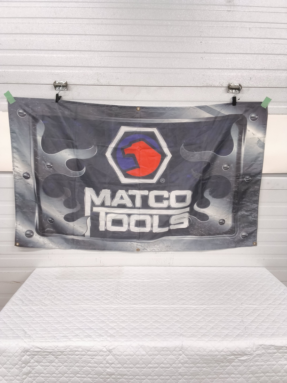 Authentic "Man Cave" Matco Wall Banner Flag - Logo Decor